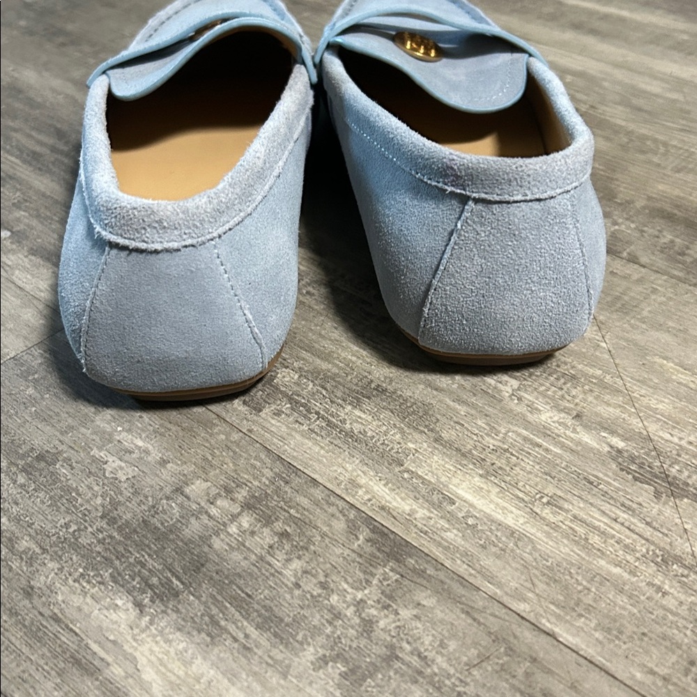 Nine West Blue Penny Loaders Size 8.5 NWT - Picture 3 of 7